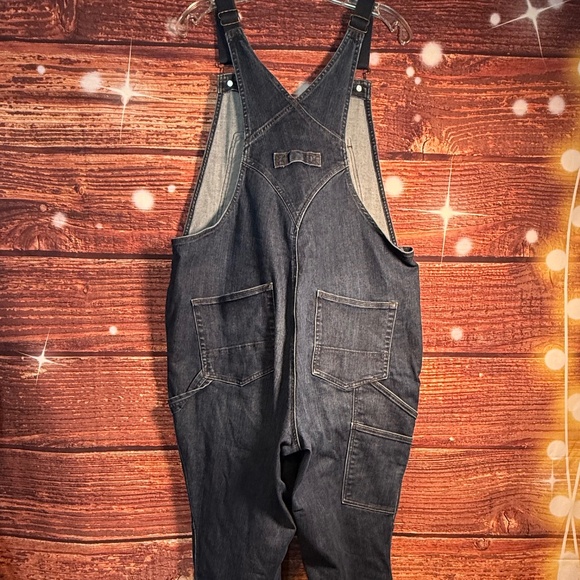 *NWOT* Brand New Duluth Trading Co Overalls for Women. Blue Denim. Size 18 Reg. - Picture 3 of 16